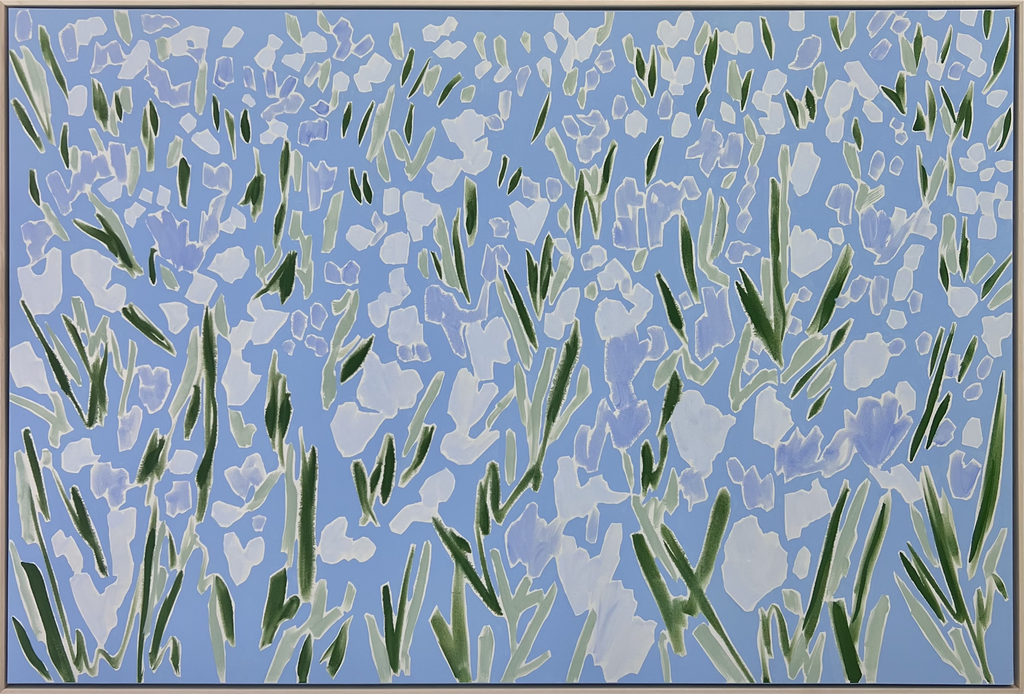 Painting by Kit Porter titled "somewhere the clouds touched" - 2.