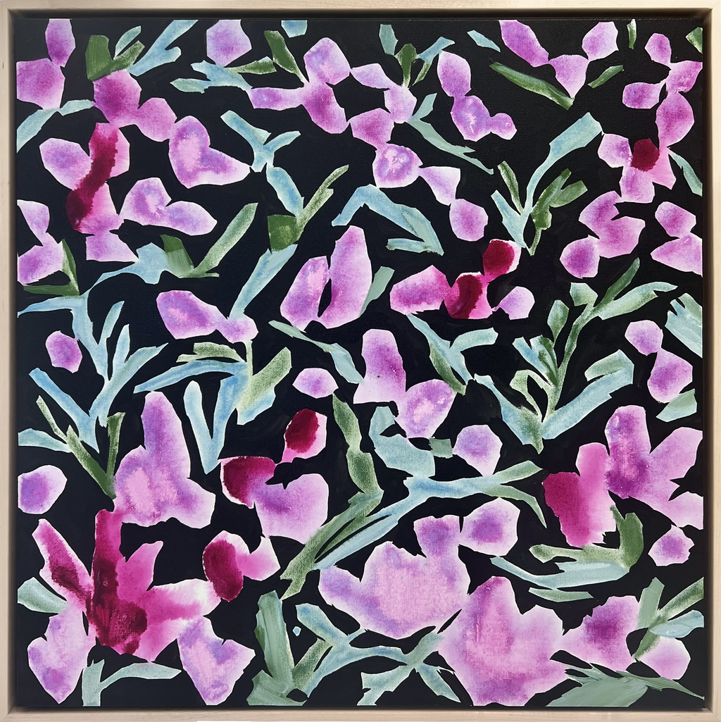 Painting by Kit Porter titled "whispered that night" - 2.
