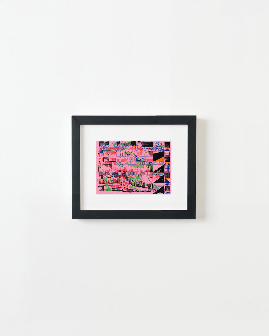 Painting by Kyle Pellet titled "Love Wobble" - 3.