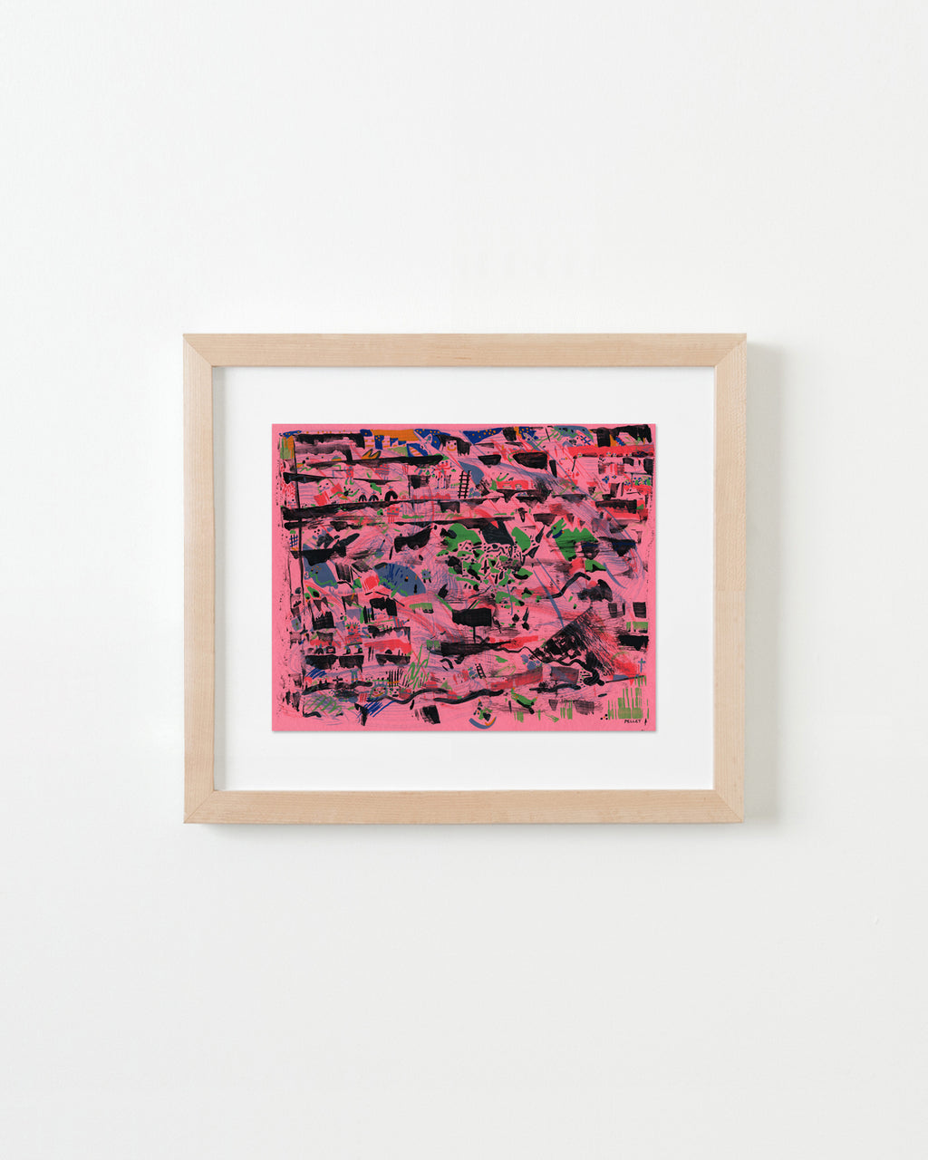 Painting by Kyle Pellet titled "Mount Pleasant" - 5.