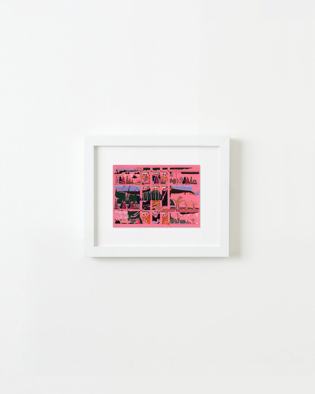Painting by Kyle Pellet titled "Podunk Parade" - 5.