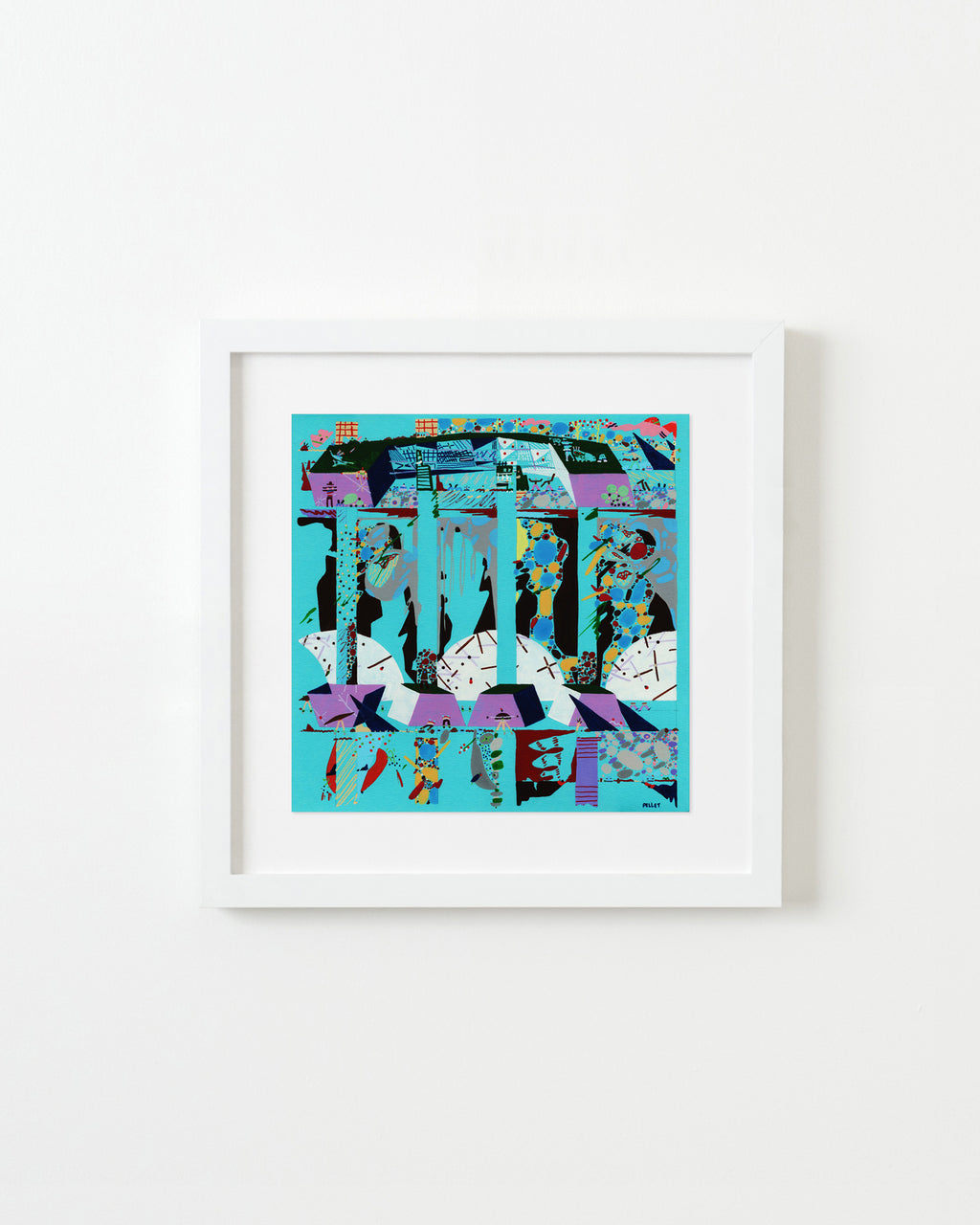 Painting by Kyle Pellet titled "Raw Delusion" - 7.