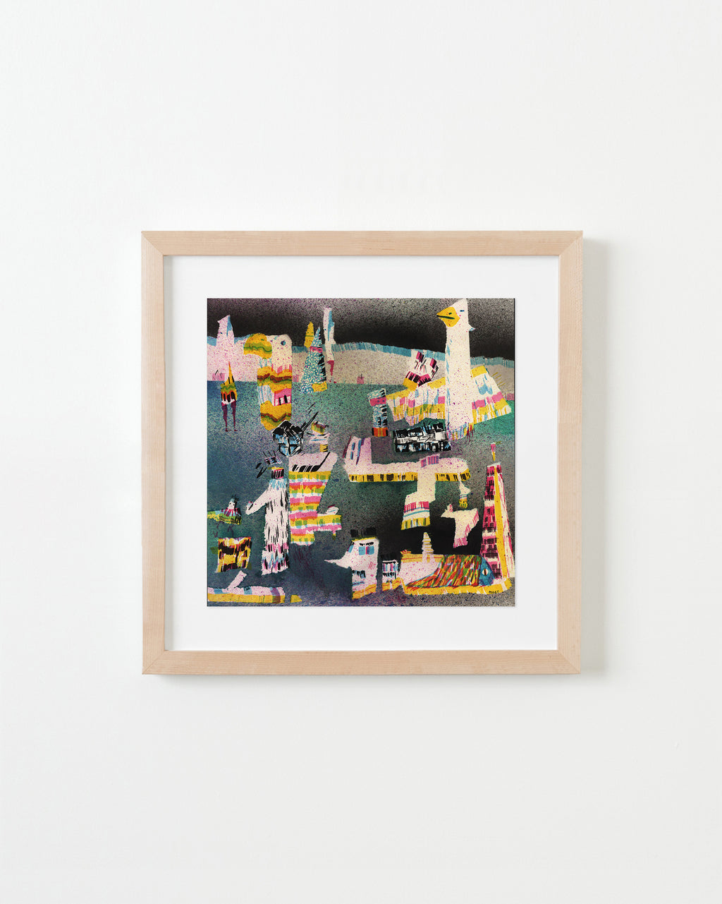 Painting by Kyle Pellet titled "World's Edge" - 5.