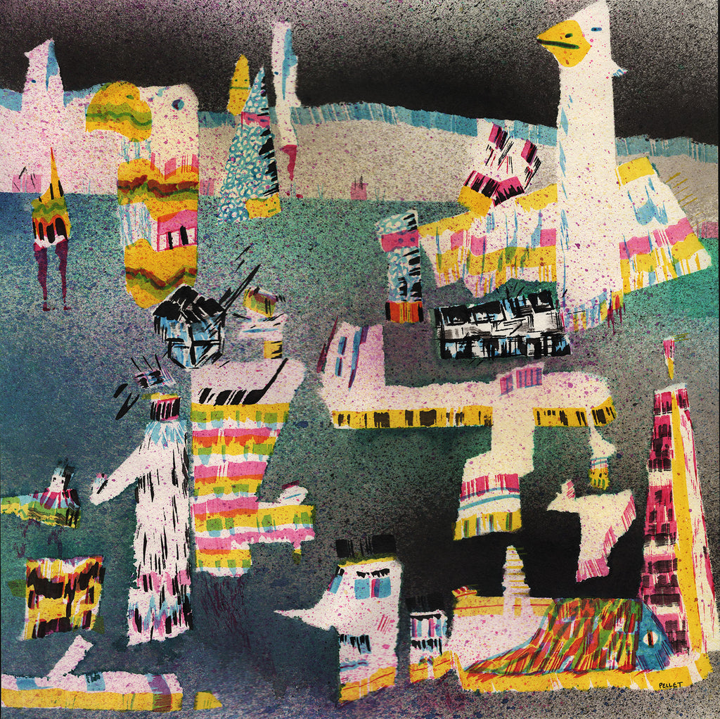 Painting by Kyle Pellet titled "World's Edge" - 2.