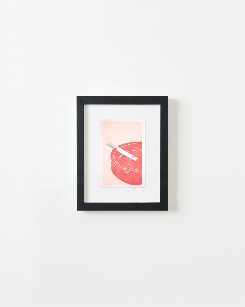 Print by Langdon Graves titled "Cigarette" - 4.