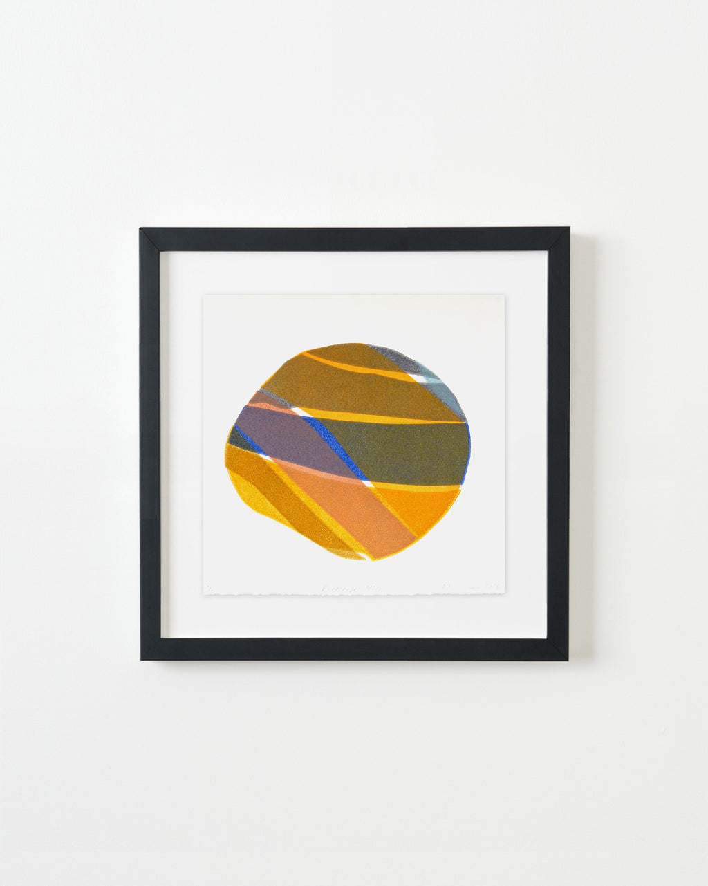 Print by Laura Berman titled "Rockscape 4:7" - 3.