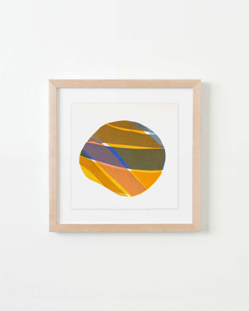 Print by Laura Berman titled "Rockscape 4:7" - 4.