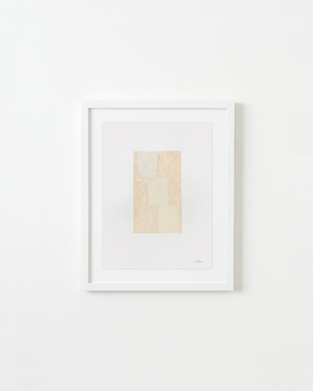 Drawing by Lucha Rodriguez titled "Dientes de Papelón I, Knife Drawing" - 1.