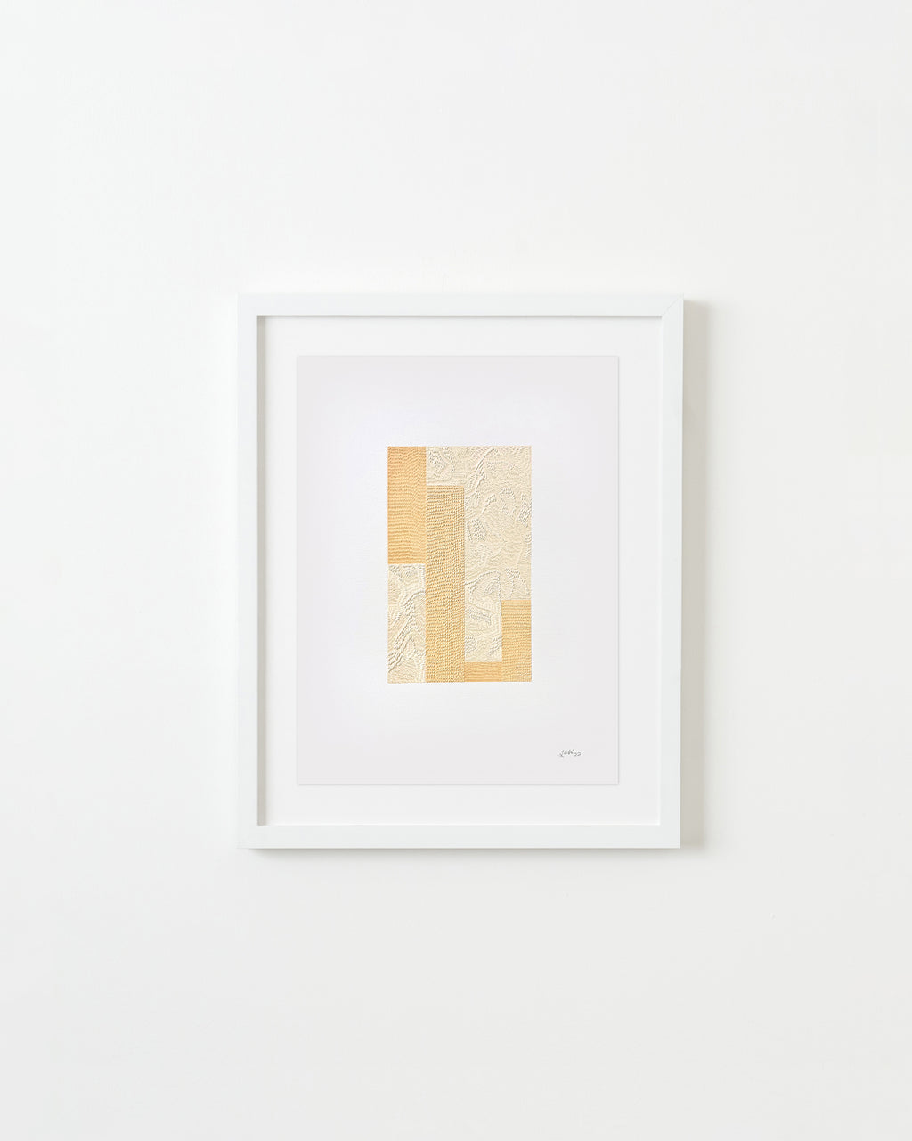 Drawing by Lucha Rodriguez titled "Dientes de Papelón III, Knife Drawing" - 1.