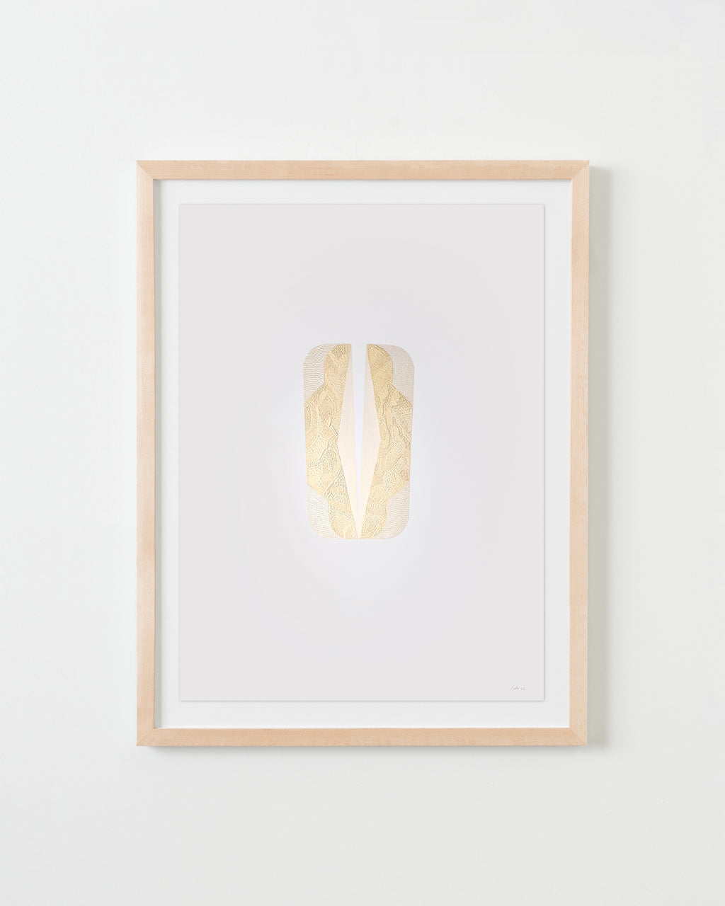 Drawing by Lucha Rodriguez titled "Quiebre Bahareque IV, Knife Drawing" - 4.