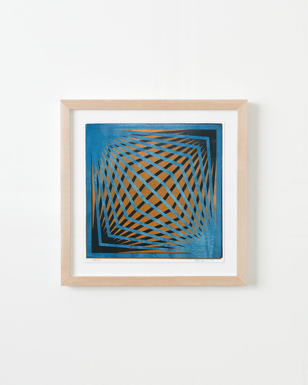 Print by Matt Neuman titled "Pyramid 10" - 4.