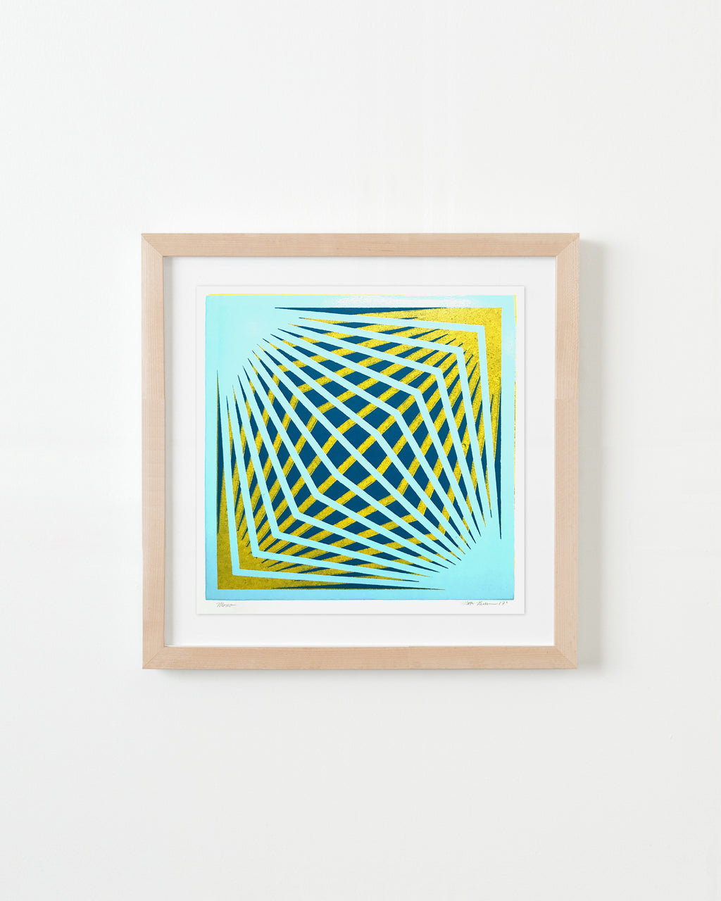 Print by Matt Neuman titled "Pyramid 28" - 4.