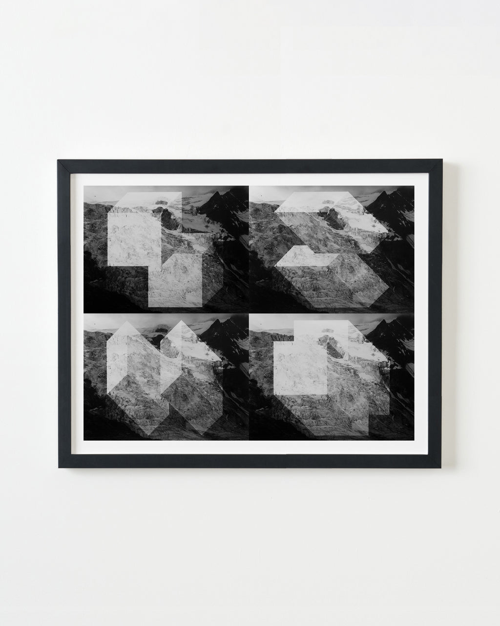 Photography by Millee Tibbs titled "Tesseract / Glacier de Cheilon: Composite - The Null Hypothesis" - 3.