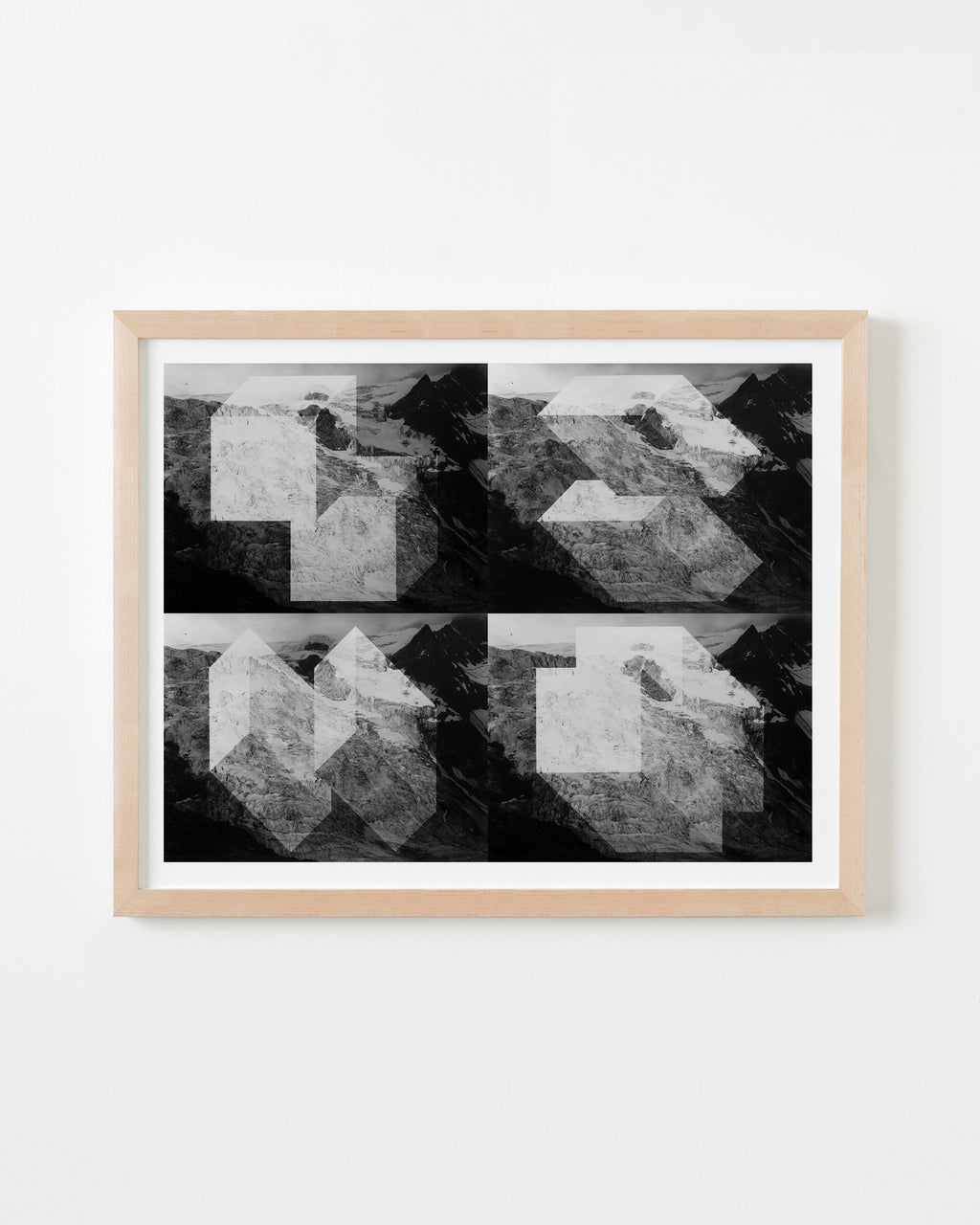 Photography by Millee Tibbs titled "Tesseract / Glacier de Cheilon: Composite - The Null Hypothesis" - 4.