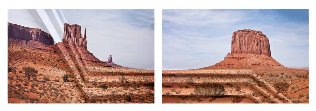 Photography by Millee Tibbs titled "Mountains + Valleys (Monument Valley #1, Diptych)" - 2.