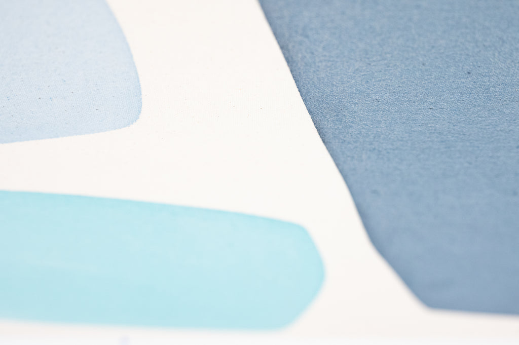 Painting by Mia Farrington titled "NIGHT SWIMMING I" - 4.