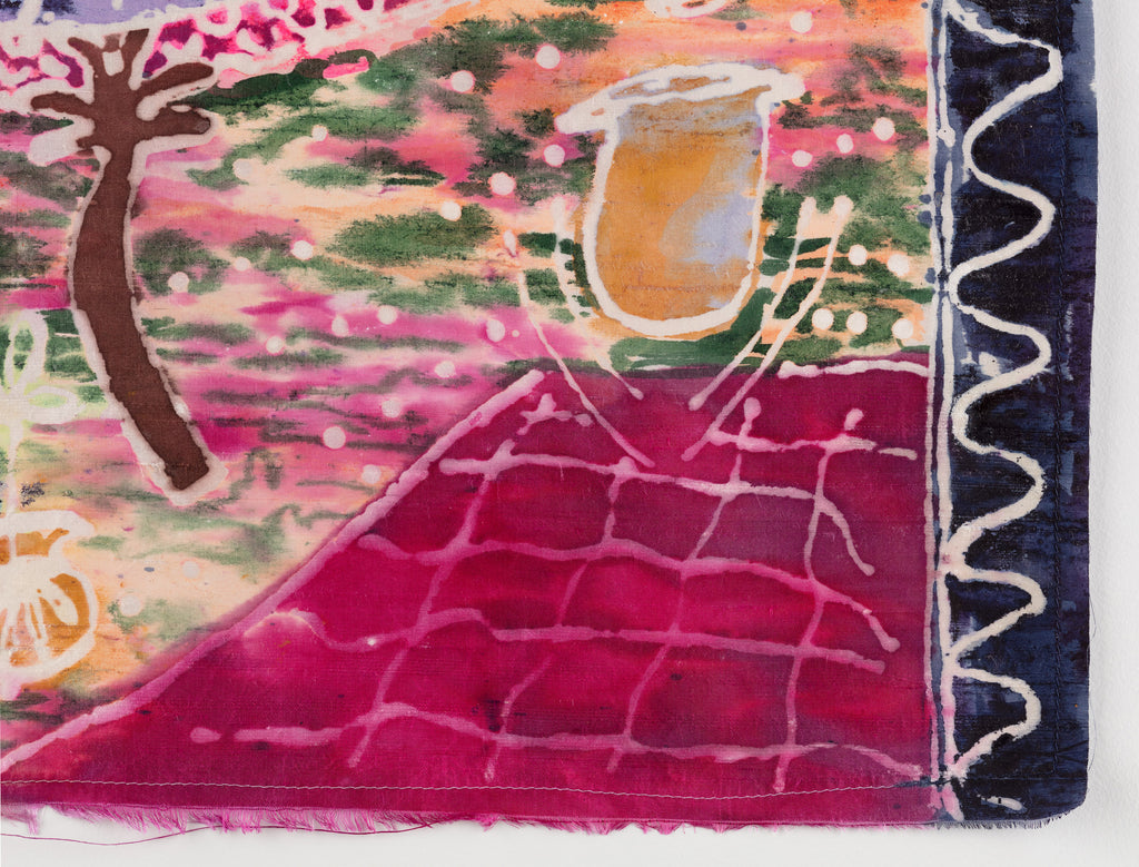 Painting by Padma Rajendran titled "Fish Fry" - 5.