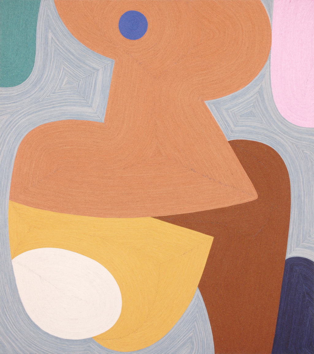 Mixed Media by Paola Rodriguez Arias titled "Seated Figure" - 4.
