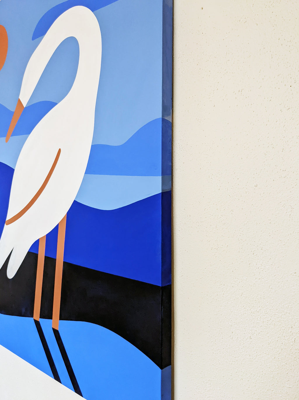 Painting by Paulina Ho titled "Bird In Paradise" - 3.