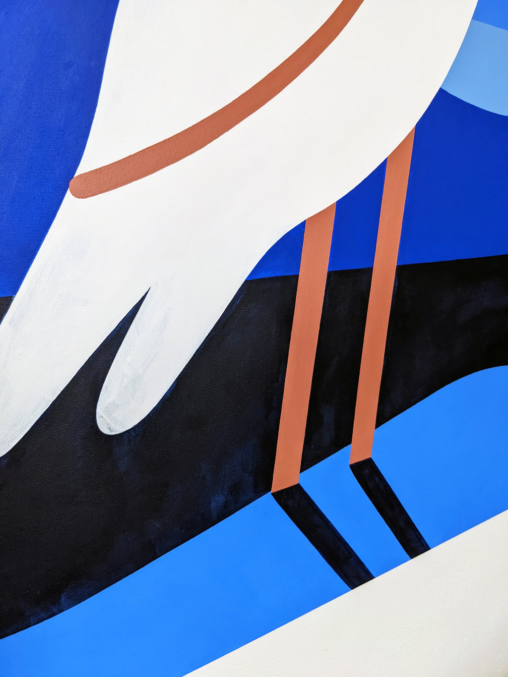 Painting by Paulina Ho titled "Bird In Paradise" - 4.