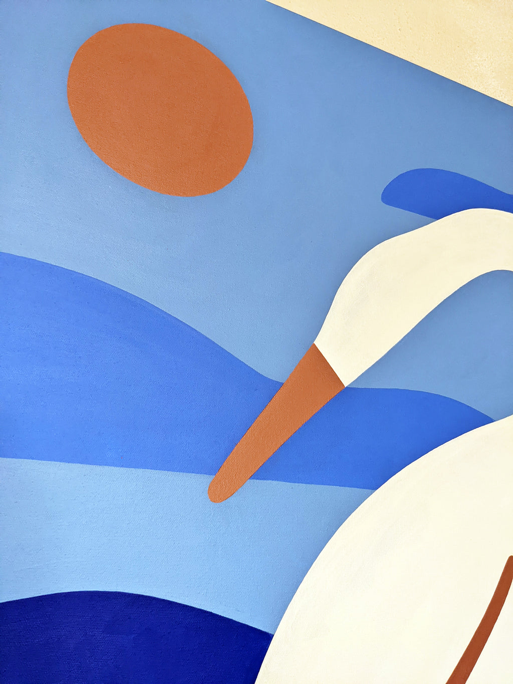 Painting by Paulina Ho titled "Bird In Paradise" - 5.