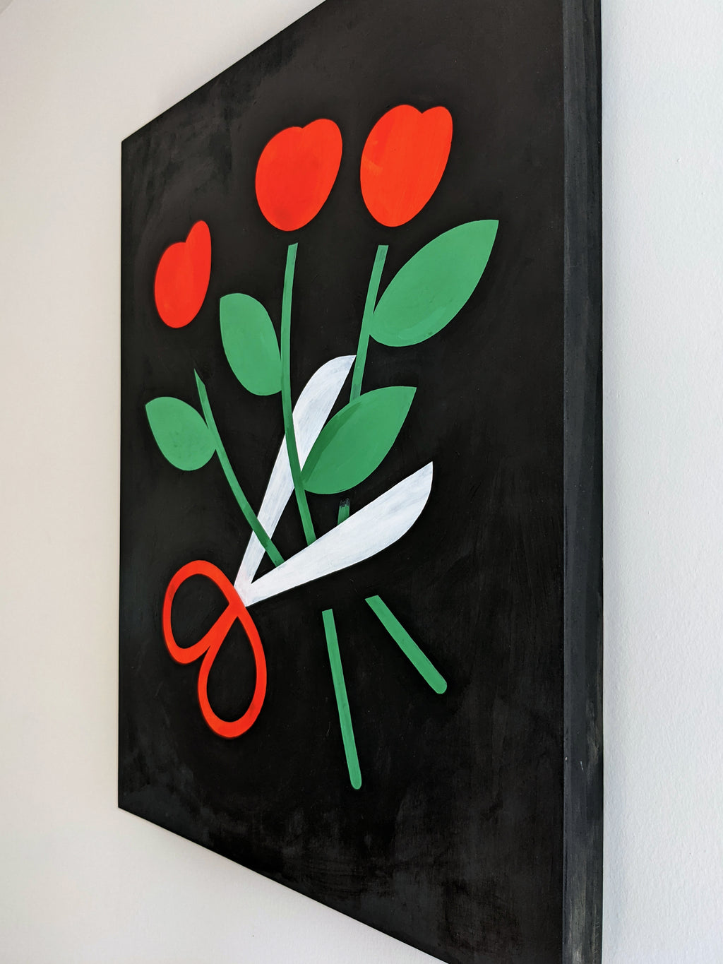 Painting by Paulina Ho titled "Define Love" - 3.