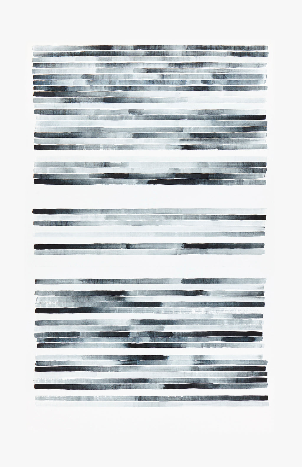 Painting by Gail Tarantino titled "Redaction Revisited - Version I" - 2.