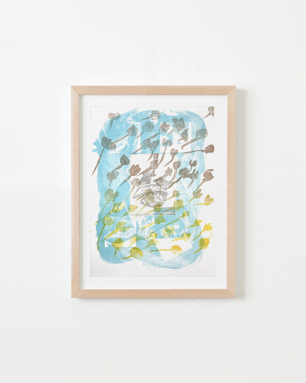 Print by Ruben Castillo titled "In the Blue (With You)" - 6.