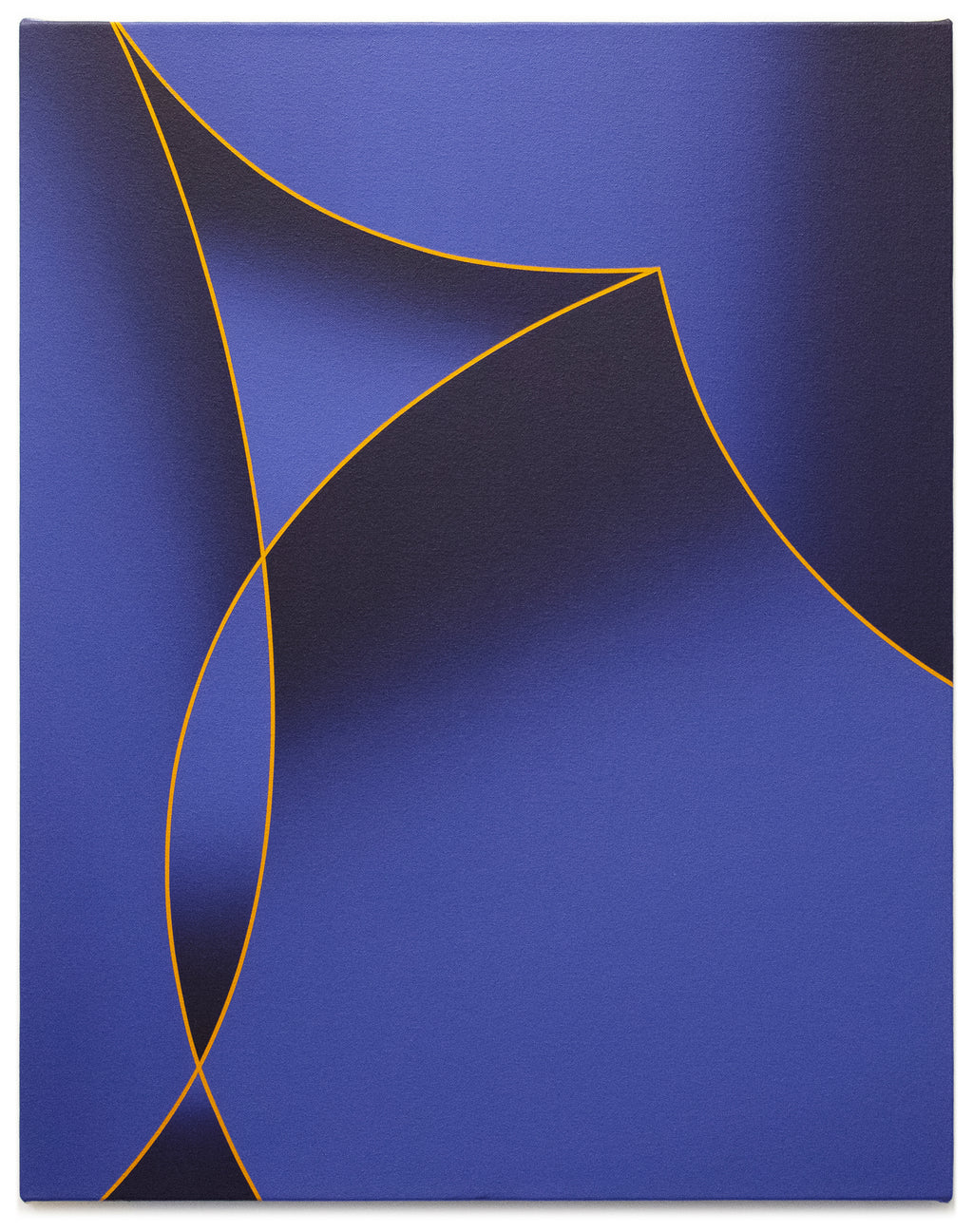Painting by Senem Oezdogan titled "Blue Bender" - 2.