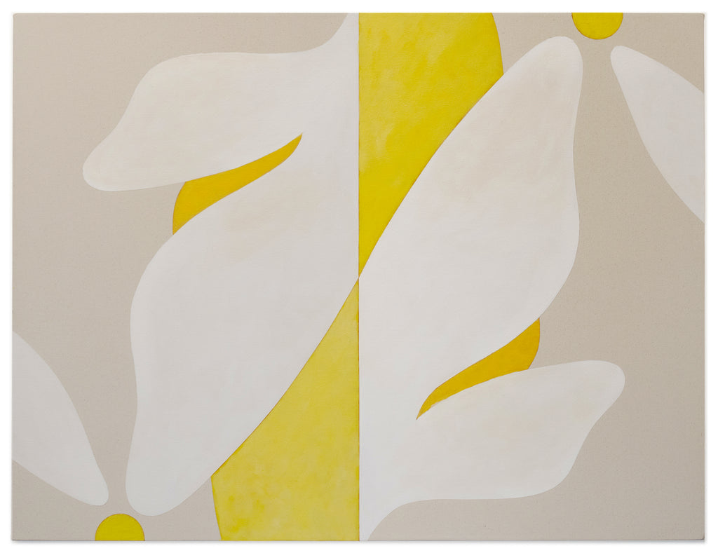 Painting by Senem Oezdogan titled "Yellow Still / I" - 2.