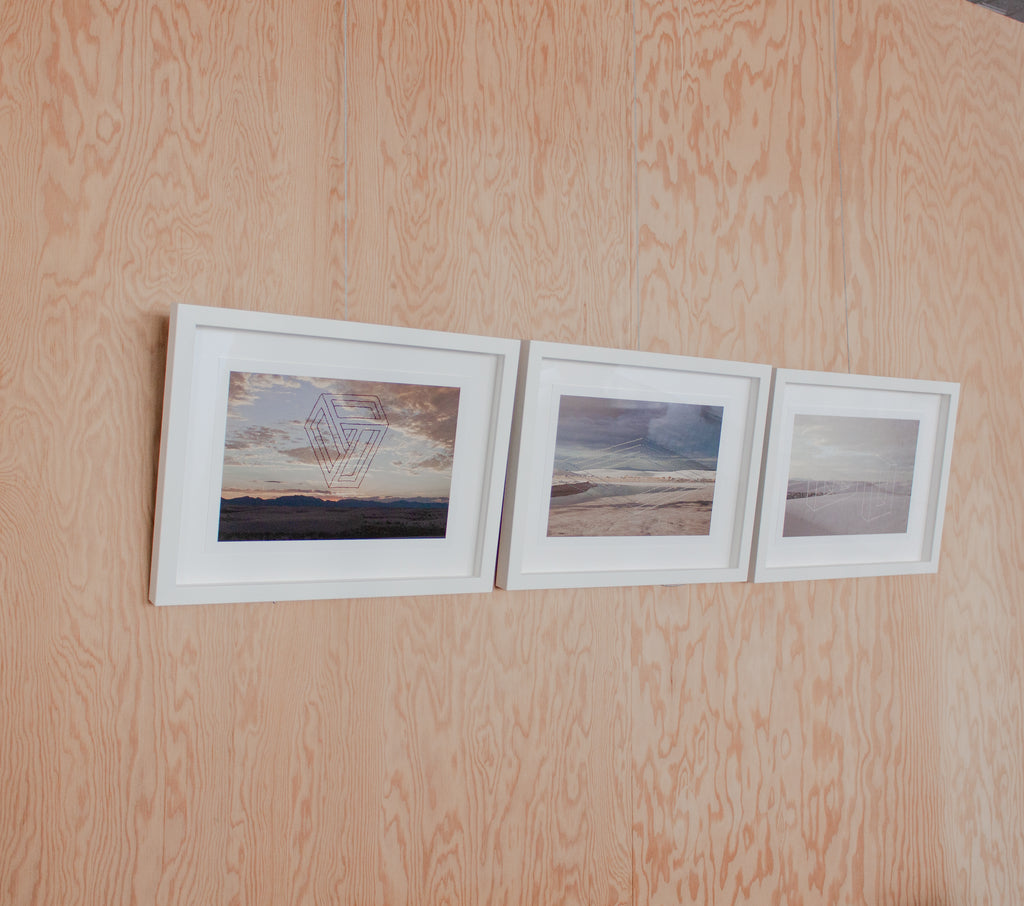 Mixed Media by Millee Tibbs titled "Impossible Geometries (White Sands National Park, NM #2)" - 3.