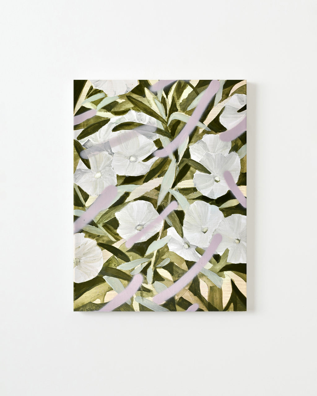 Painting by Una Ursprung titled "Soft breeze, flowering plant #19" - 1.