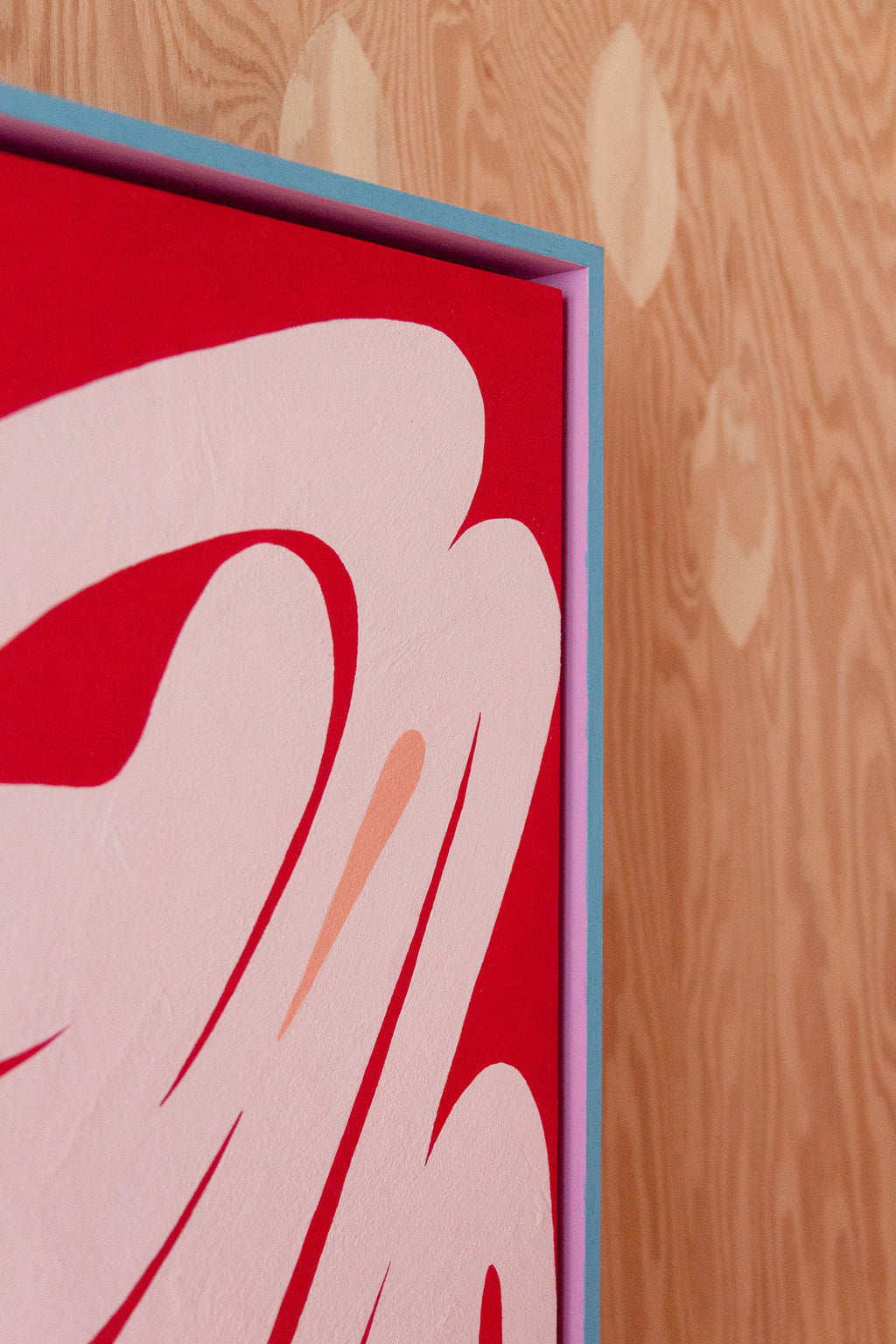 Painting by Evi O. titled "XOXO Xanadu" - 3.