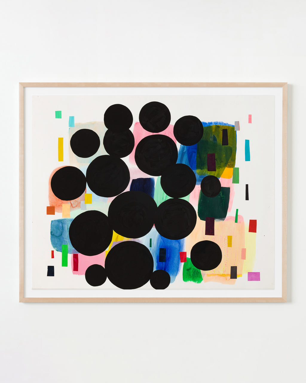 Painting by Vicki Sher titled "Pool Party" - 4.