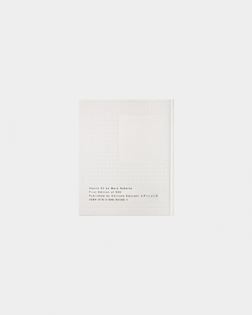 Artist Book by Ward Roberts titled "courts 02" - 5.