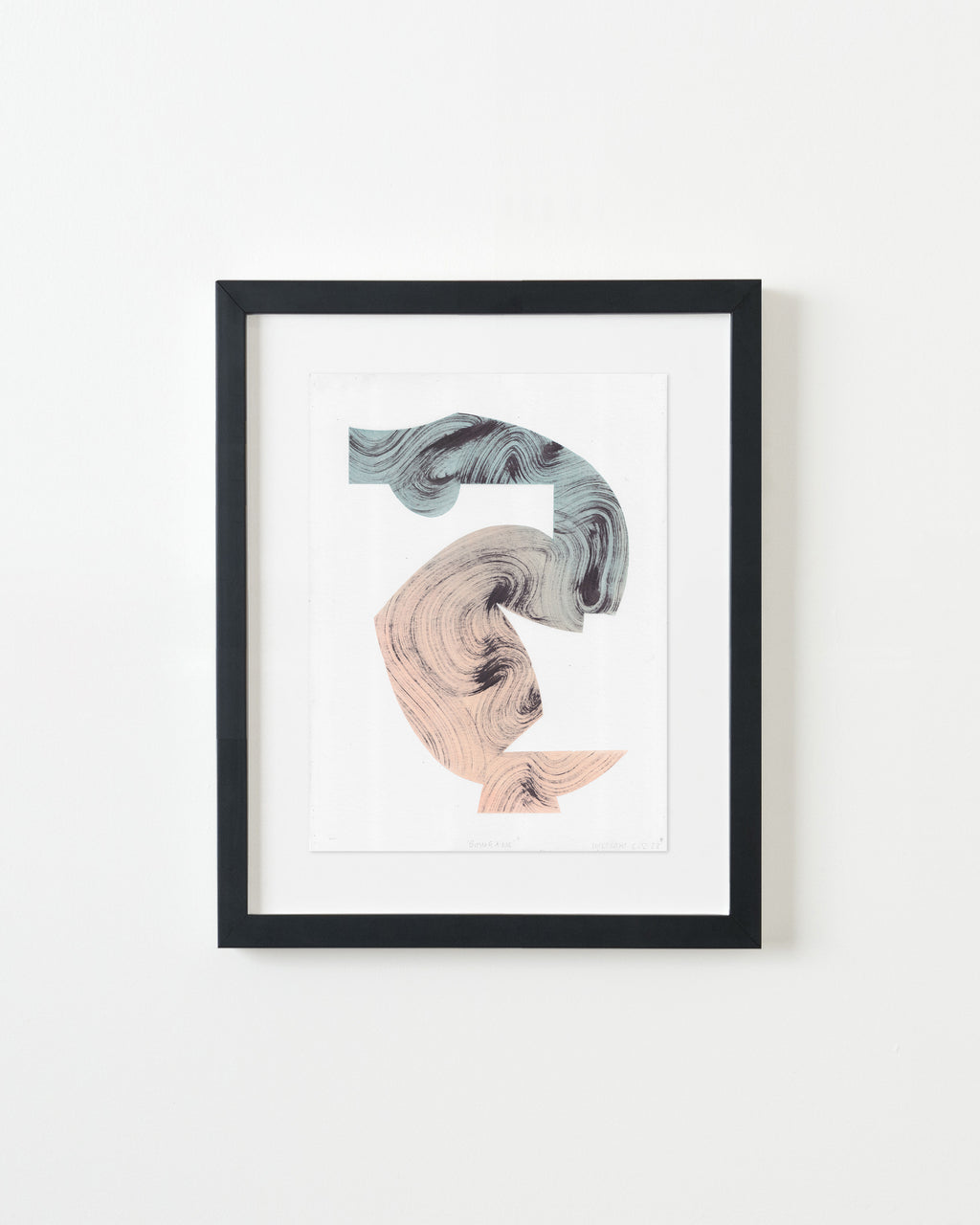 Drawing by William Luz titled "Bowgang" - 3.