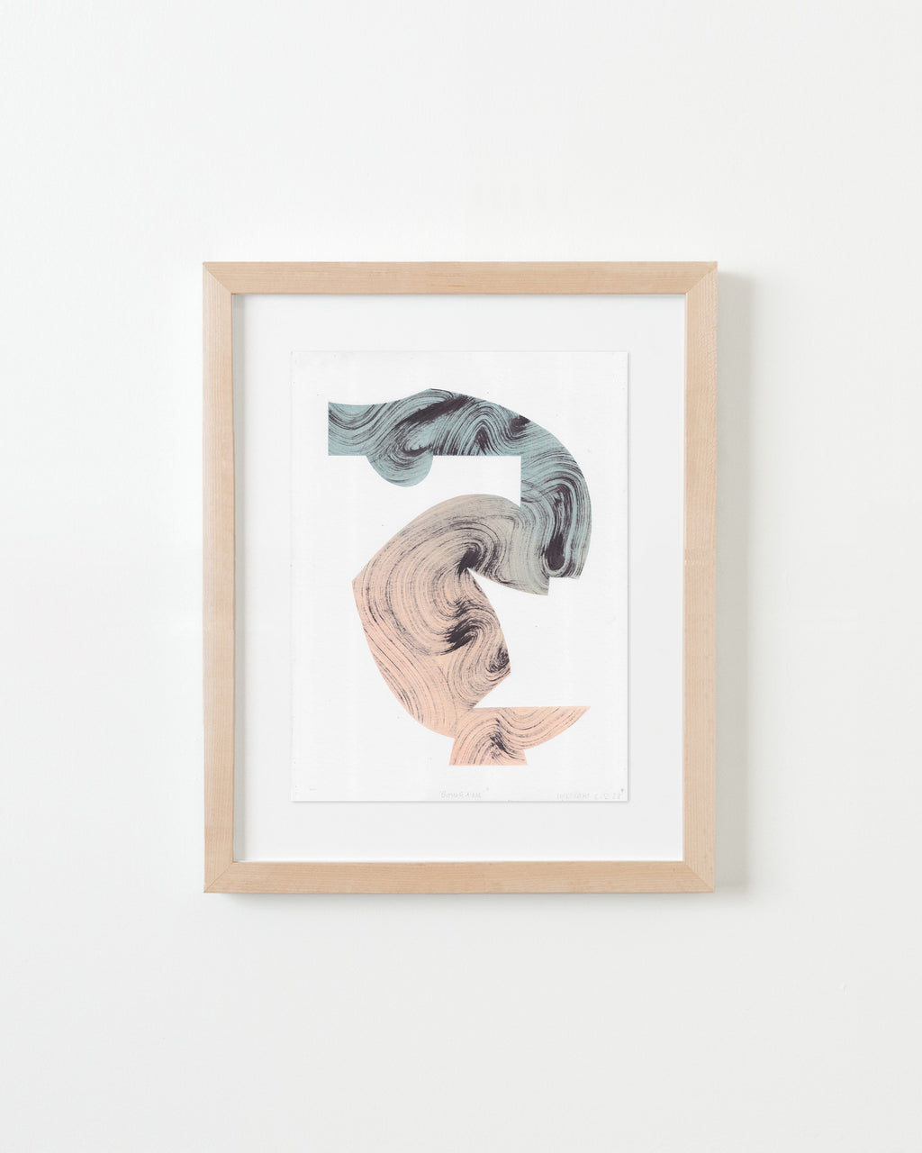 Drawing by William Luz titled "Bowgang" - 4.