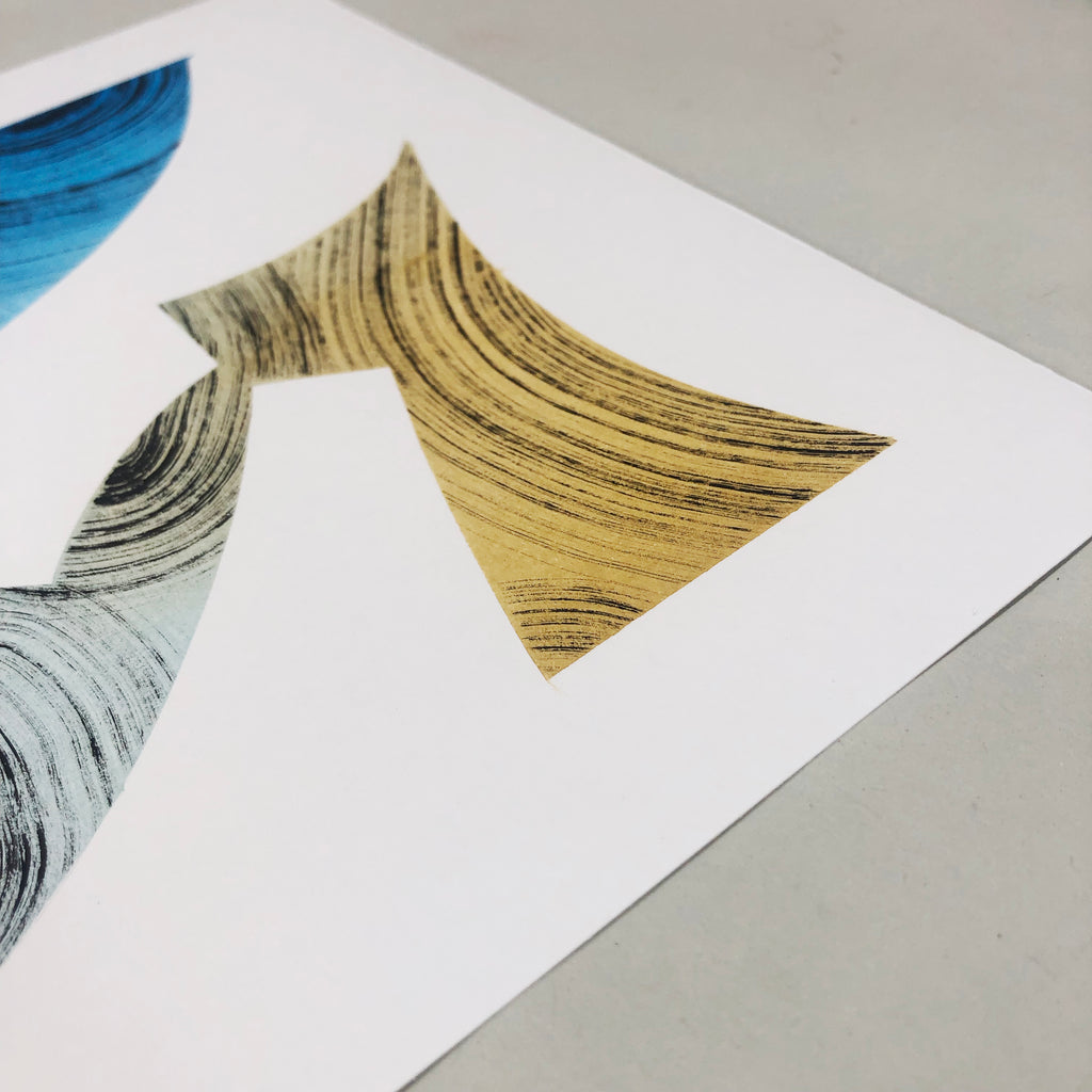 Drawing by William Luz titled "Dragon's Tether" - 4.