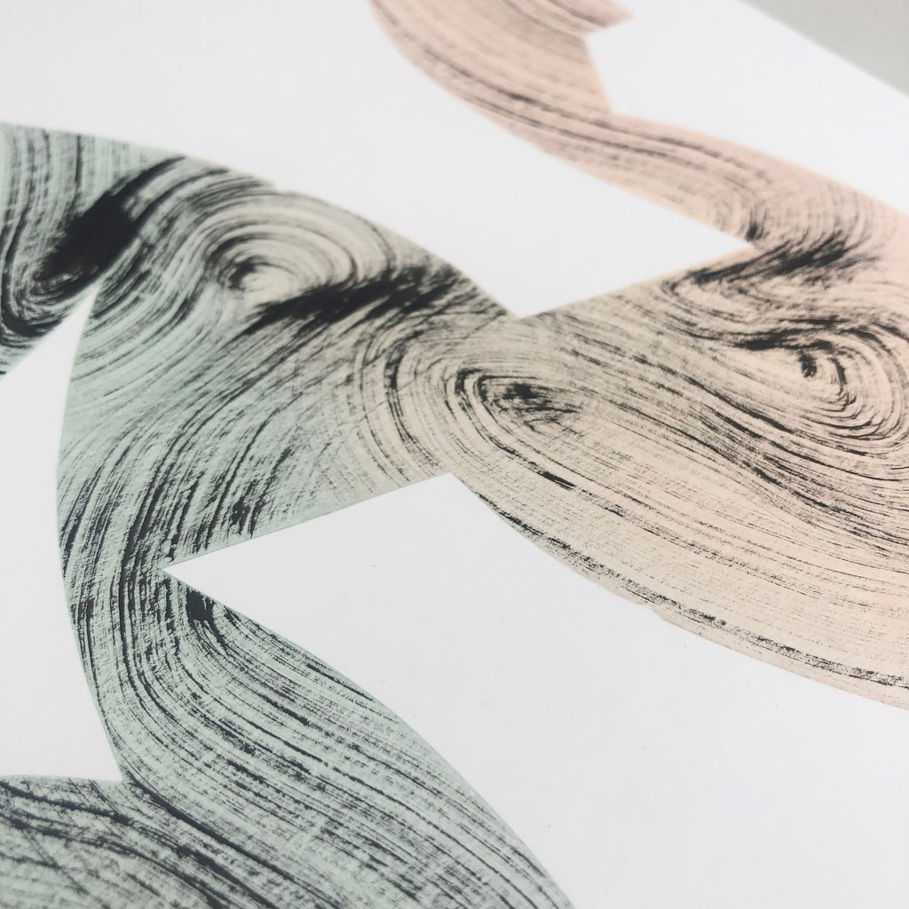 Drawing by William Luz titled "Lazy Ass Dancer" - 6.