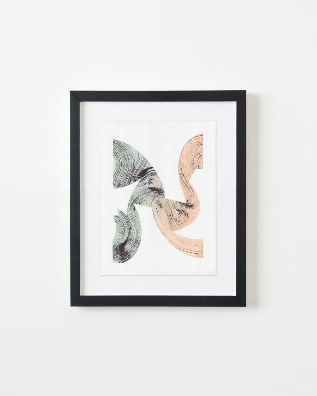 Drawing by William Luz titled "Lazy Ass Dancer" - 3.