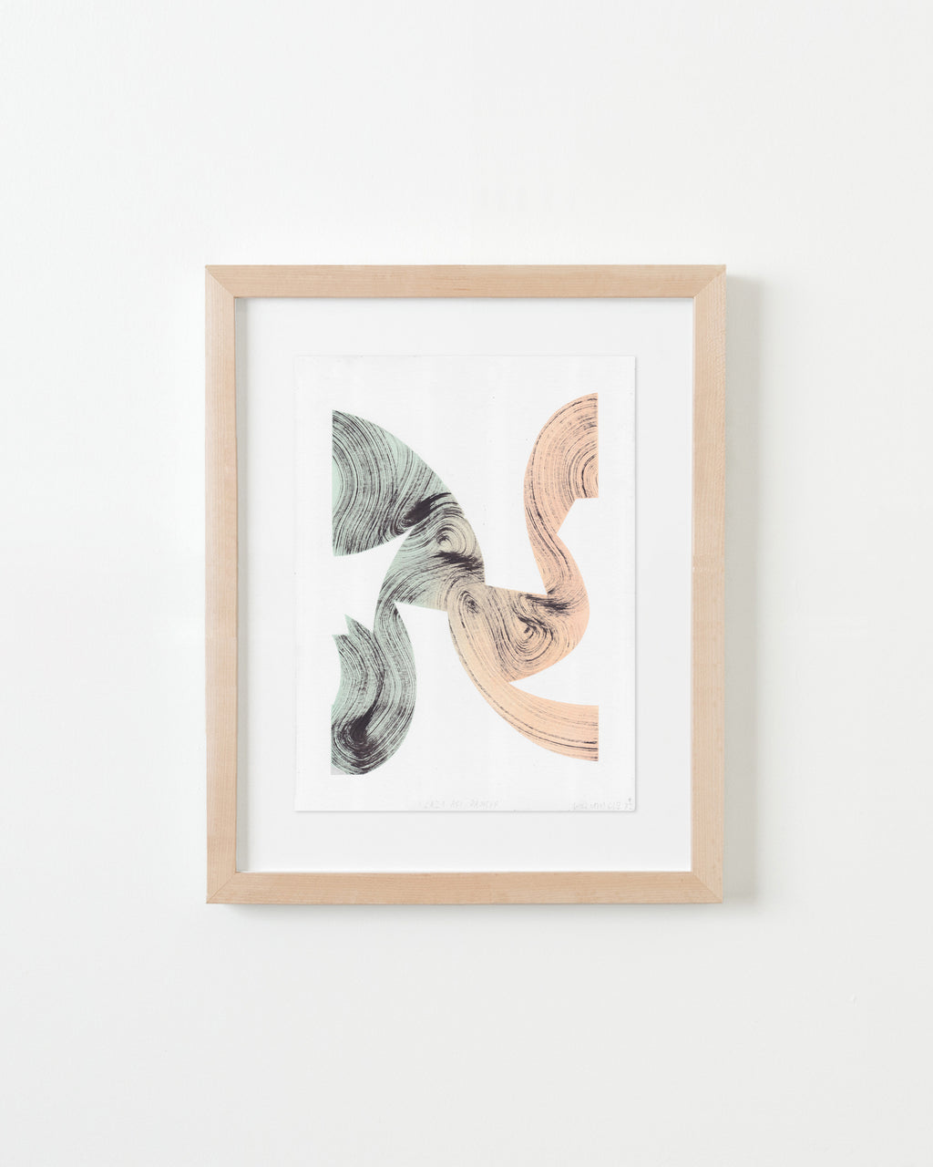 Drawing by William Luz titled "Lazy Ass Dancer" - 4.