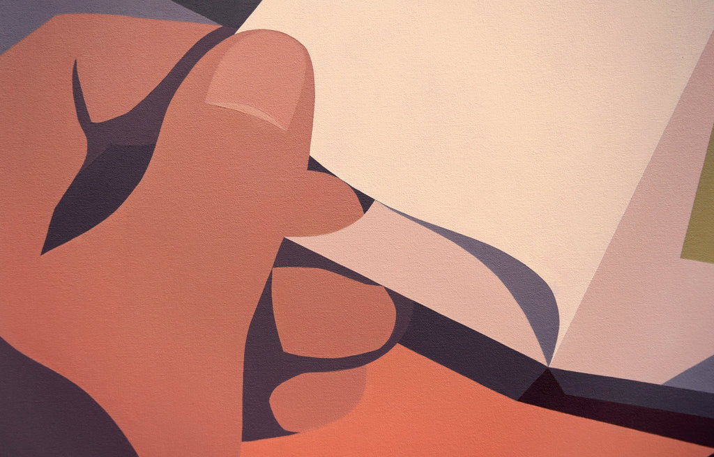 Painting by Adrian Kay Wong titled "Flip" - 5.