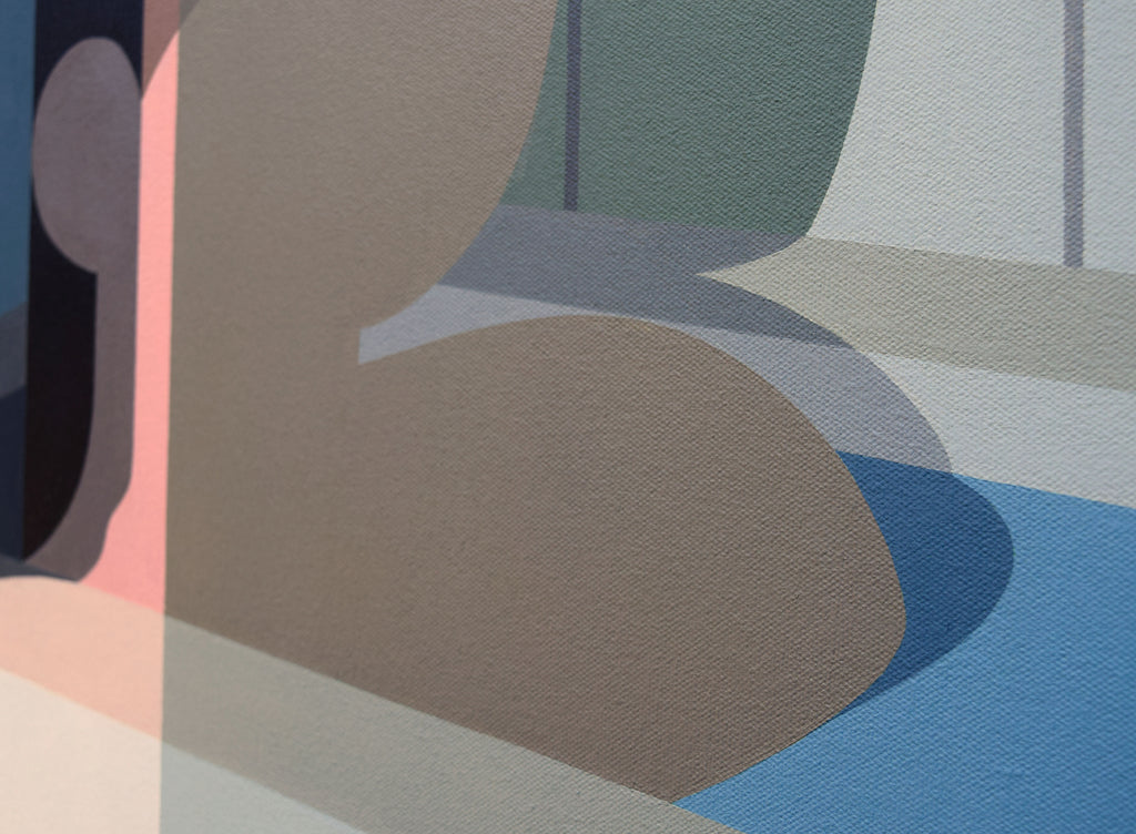 Painting by Adrian Kay Wong titled "Soak" - 4.