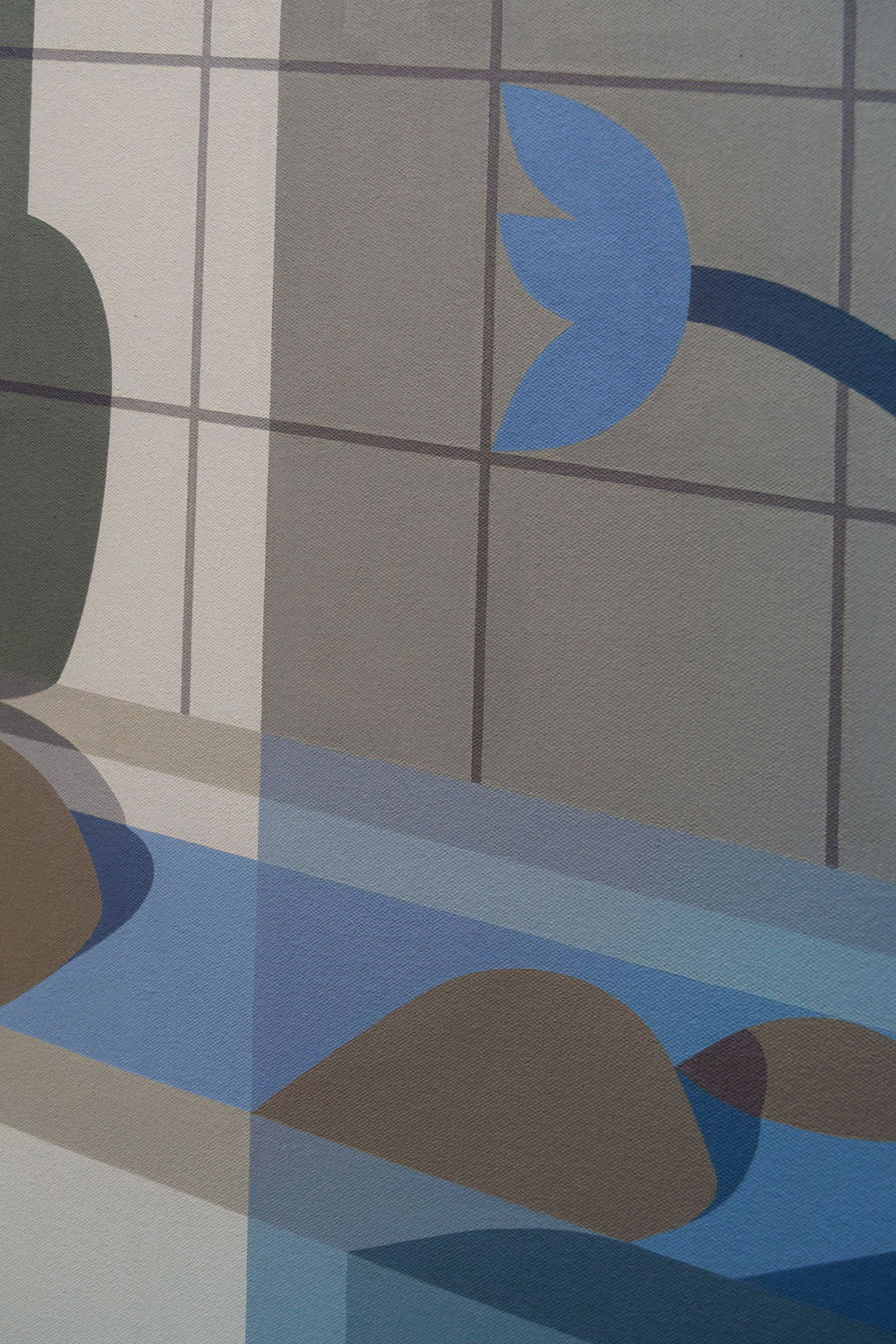 Painting by Adrian Kay Wong titled "Soak" - 5.