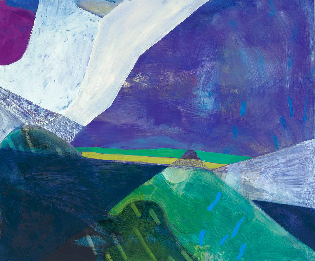 Painting by Aliza Cohen titled "Patiently" - 2.