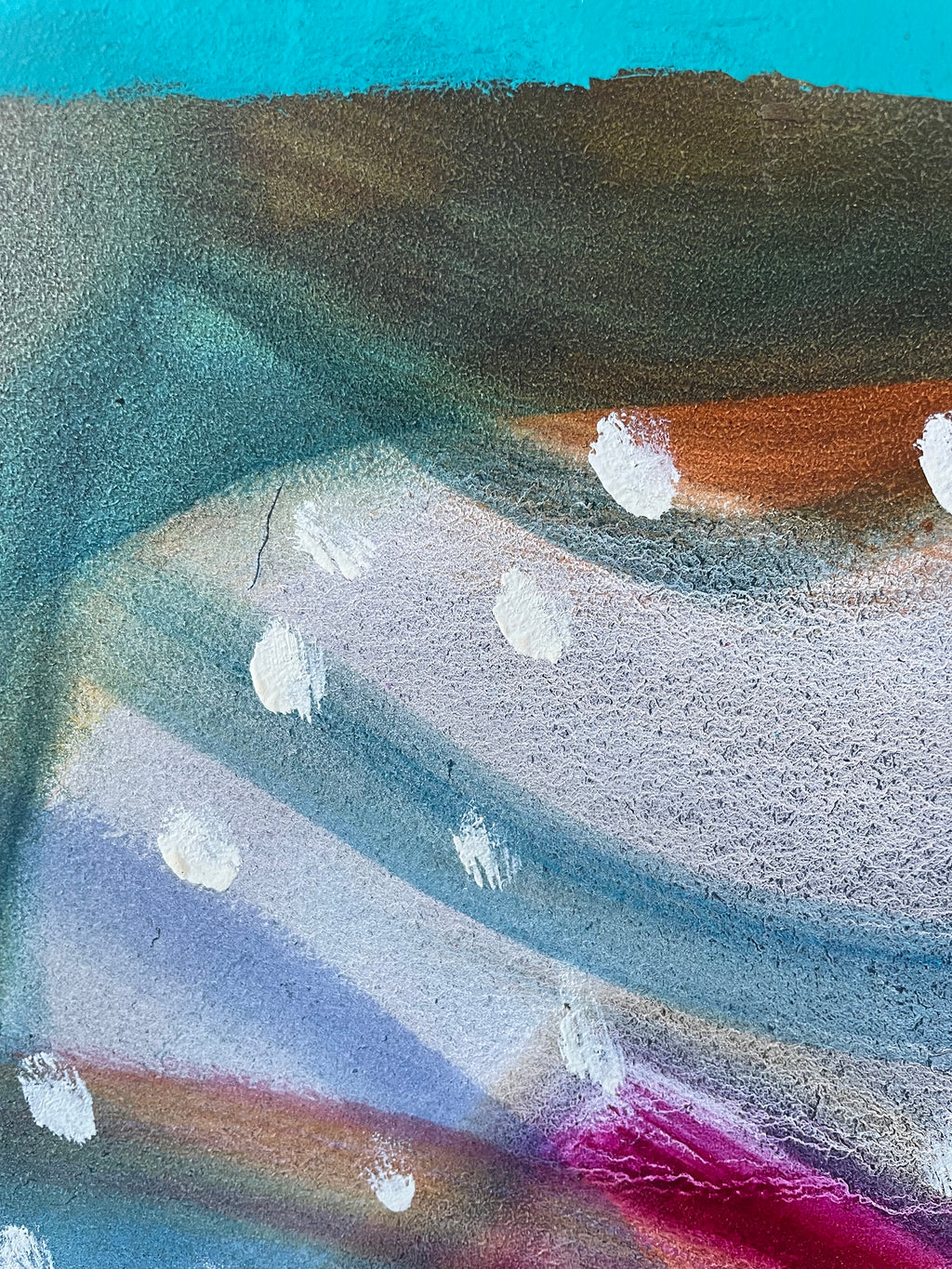 Painting by Aliza Cohen titled "Cottonwood" - 3.