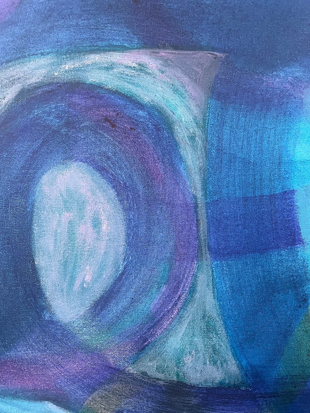 Painting by Aliza Cohen titled "Lower Piney, Dusk" - 3.