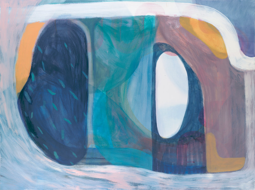 Painting by Aliza Cohen titled "Monsoon" - 2.