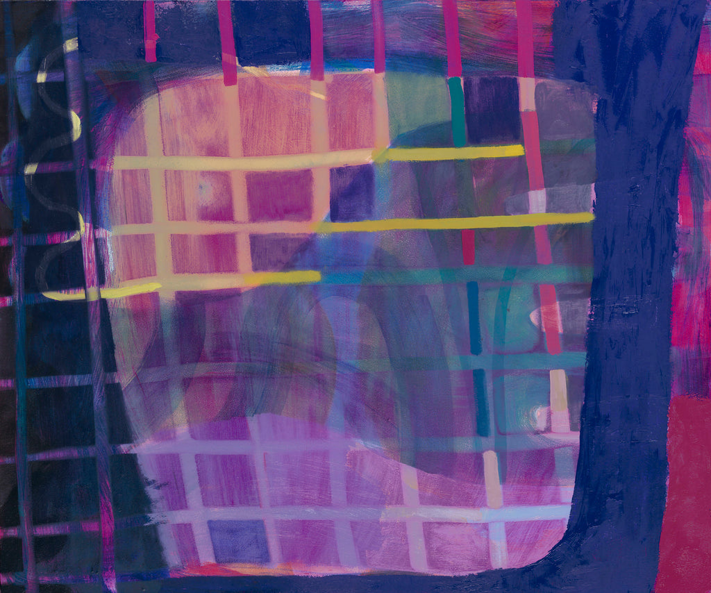 Painting by Aliza Cohen titled "Window to the Lake" - 4.