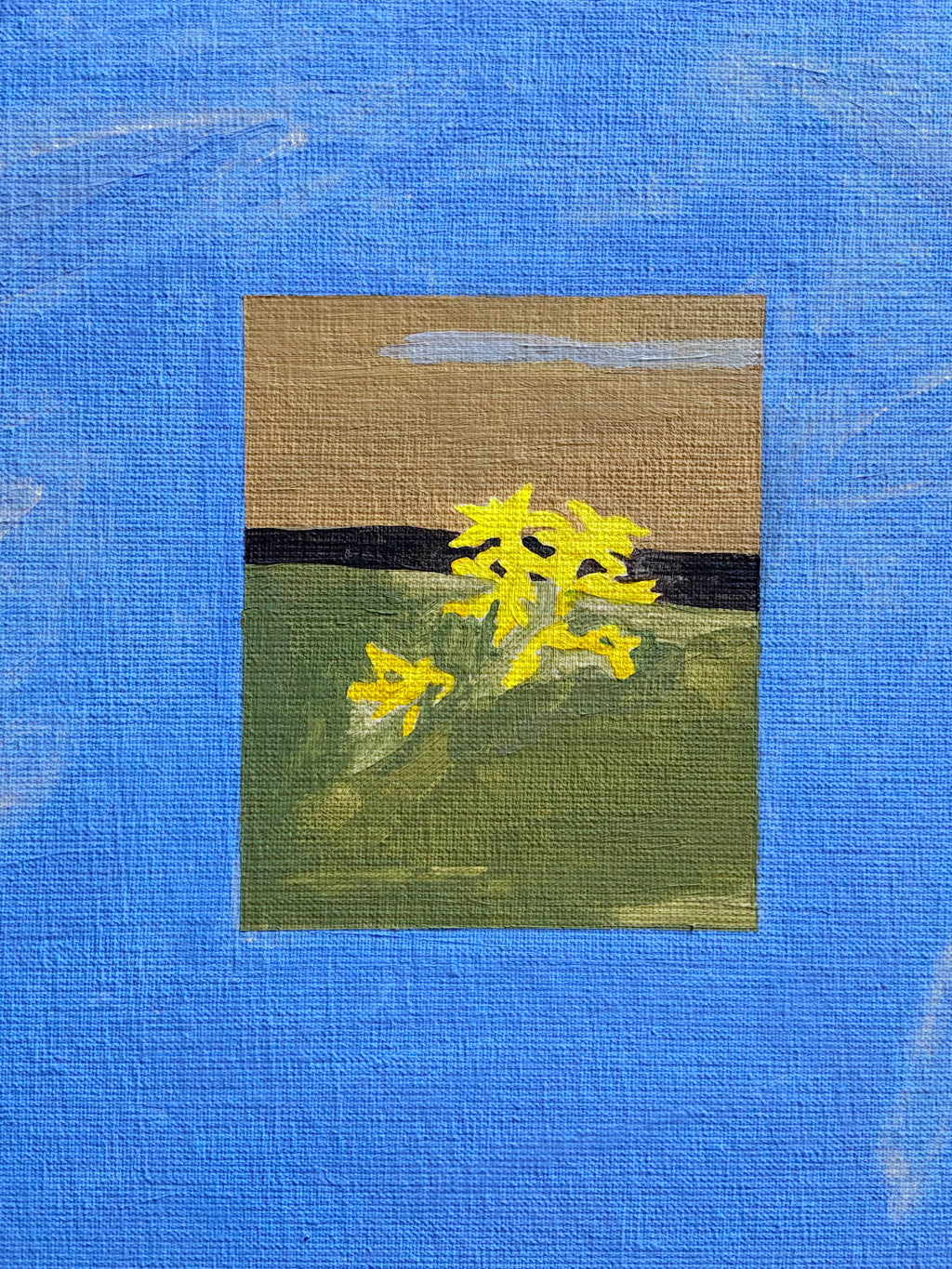 Painting by Alma Charry titled "mimosa" - 4.